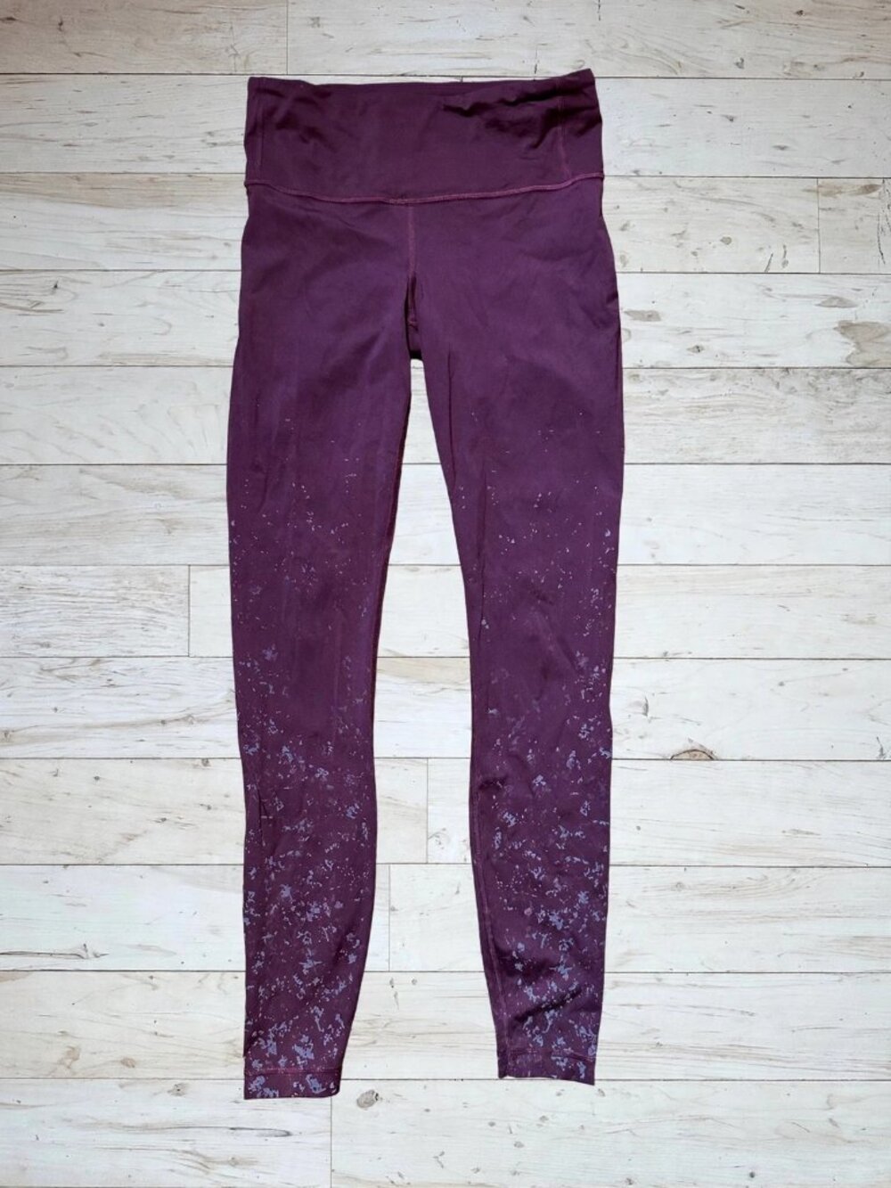 lululemon Speed Wunder Tight 28 Speckle Shine Garnet Size 6